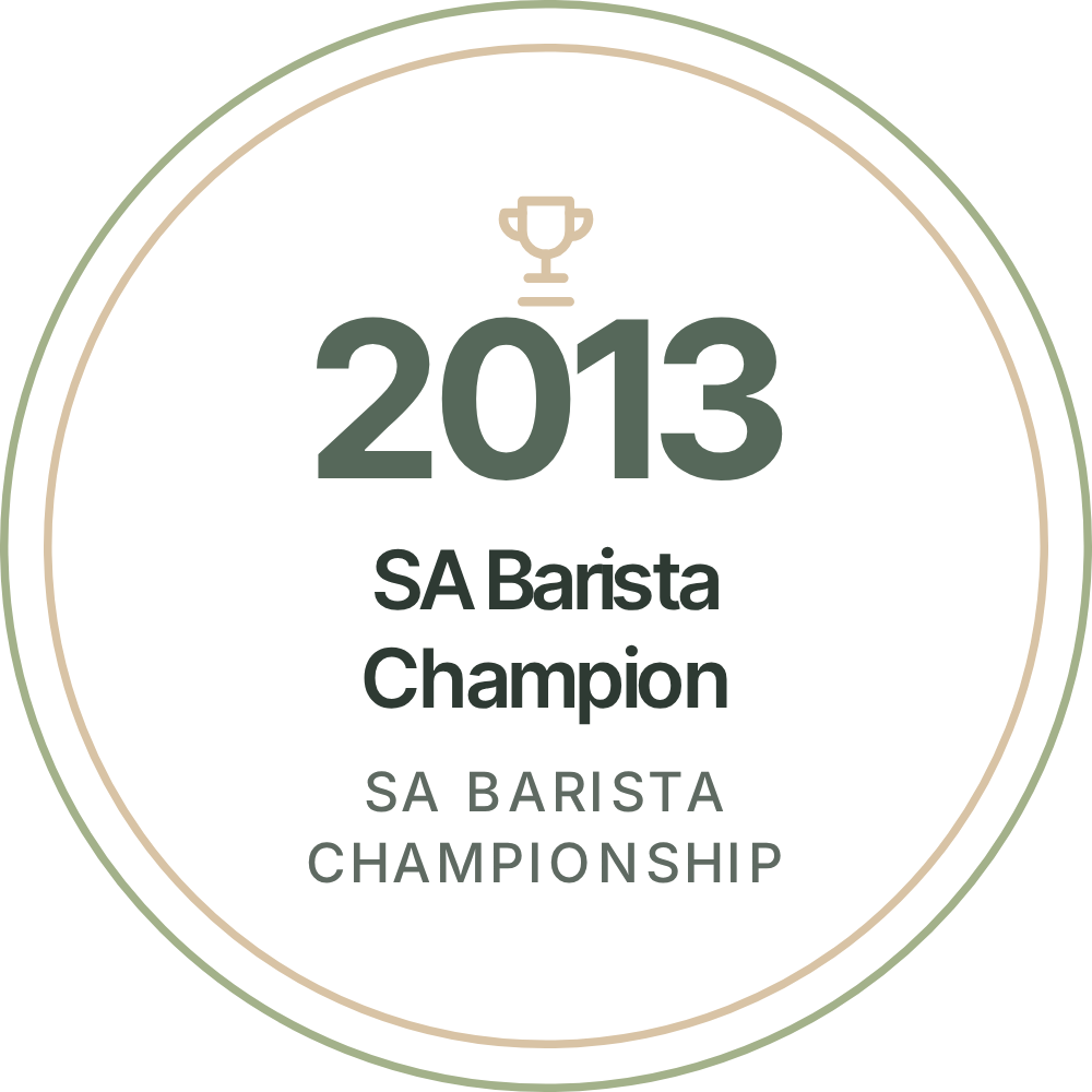 2013 South African Barista Champion